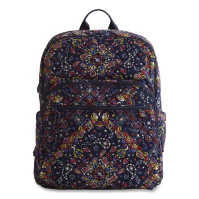 Bancroft Large Premium Cotton Laptop Backpack Fits Devices Up to 15" 12" x 9" x 16.5" Starry Paisley 5387222510