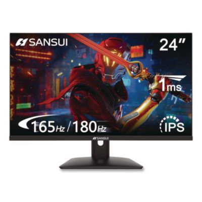 SANSUI GX5 Series FHD LCD Gaming Monitor GX5 Series FHD LCD Gaming Monitor 24" Widescreen, IPS Panel, 1920 Pixels x 1080 Pixels