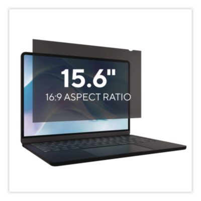 Staples TECH Anti-Glare Privacy Filter Anti-Glare Privacy Filter for 15.6" Widescreen Laptops, 16:9 Aspect Ratio