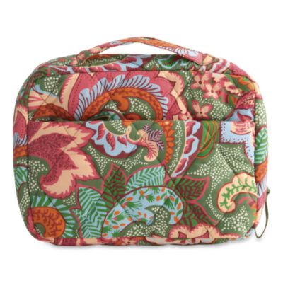 Vera Bradley® Hanging Travel Organizer, 9.75 x 4 x 7.5, Leaf Me Not Paisley
