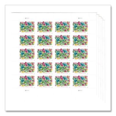 United States Postal Service 1 oz First-Class Forever Stamps 1 oz First-Class Forever Stamps, Celebration Blooms, 100/Pack