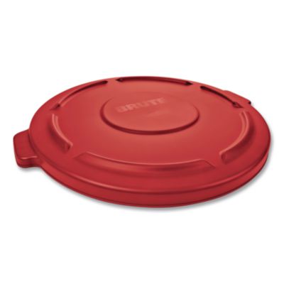 Rubbermaid Round Flat Top Lid for 32 Gal Commercial 2632 2632-46 2632-56 Red