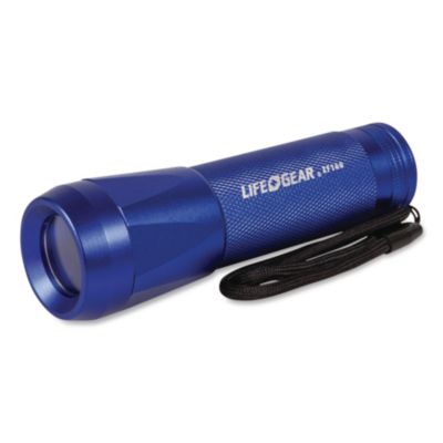DORCY® LifeGear Mini Max Zoom Aluminum Flashlight, 3 AAA Batteries (Included), Randomly Assorted Colors