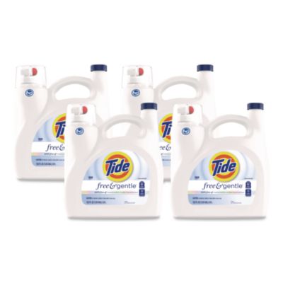 Free and Gentle Liquid Laundry Detergent HE Compatible 100 Loads 132 oz Bottle 4/Carton 83913637