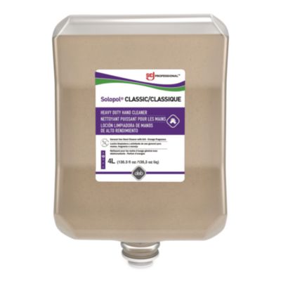 SC Johnson Professional® Solopol Classic Heavy Duty Hand Cleaner Refill, Citrus, 4 L Refill, 4/Carton