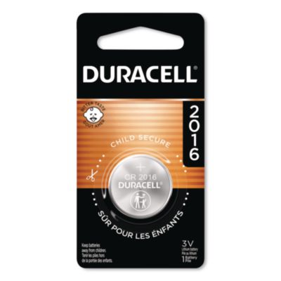 Duracell® Lithium Coin Batteries With Bitterant, 2016