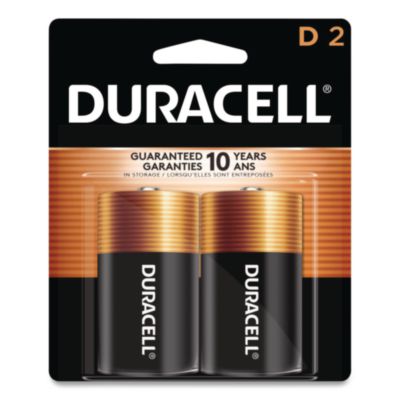 Duracell CopperTop Alkaline D Batteries 2/Pack MN1300B2Z