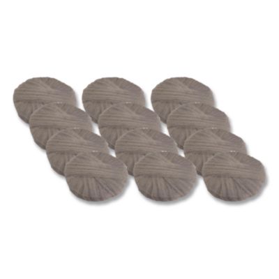 GMT Radial Steel Wool Floor Pads Radial Steel Wool Pads, Grade 2 (Coarse): Stripping/Scrubbing, 20" Diameter, Gray, 12/Carton
