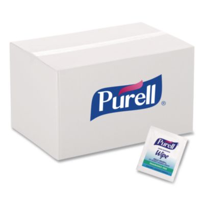 Sanitizing+Hand+Wipes+Individually+Wrapped+5+x+7+Unscented+White+4000+Wipes%2fCarton+90204M