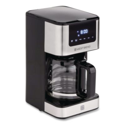 Avanti West Bend 12 Cup Hot & Iced Coffee Maker West Bend 12 Cup Hot and Iced Coffee Maker, Stainless Steel