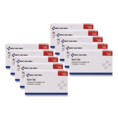 First Aid Only™ Burn Treatment Pack Refill for ANSI-Compliant First Aid Kit Burn Treatment Pack Refills for ANSI-Compliant First Aid Kit, Tube, 60/Pack