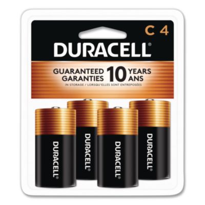 Duracell CopperTop Alkaline C Batteries 4/Pack MN1400R4Z