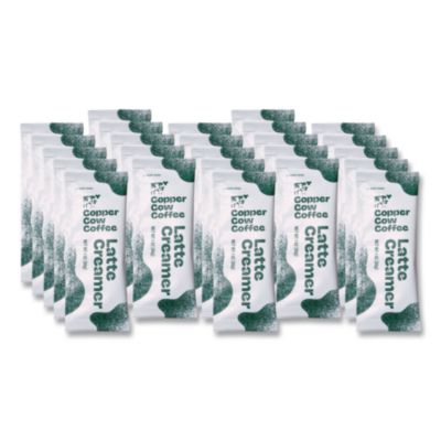 Copper Cow Coffee Liquid Latte Creamer Liquid Latte Creamer, 1 oz Stick, 25/Box