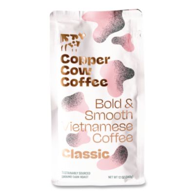 Copper Cow Coffee Classic Vietnamese Ground Coffee Classic Vietnamese Ground Coffee, 12 oz Packet