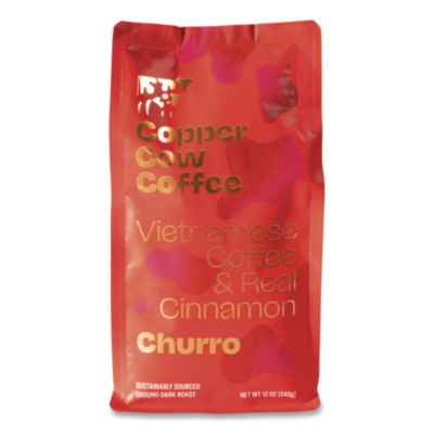 Copper Cow Coffee Churro Vietnamese Ground Coffee Churro Vietnamese Ground Coffee, 12 oz Packet