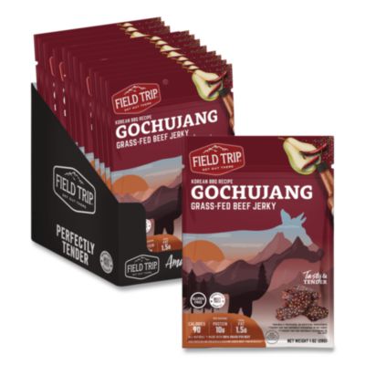 Field Trip® Gochujang Beef Jerky, 1 oz Bag, 12/Box
