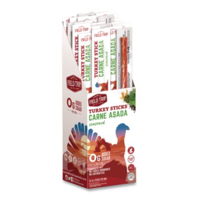 Field Trip® Carne Asada Turkey Meat Stick, 1 oz Stick, 24/Box