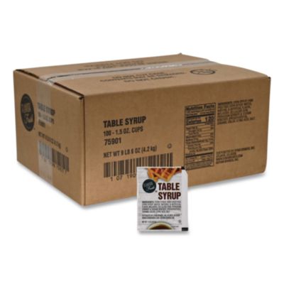 Flavor Fresh® Table Syrup Cups, 1.5 oz, Single Serving, 200/Carton