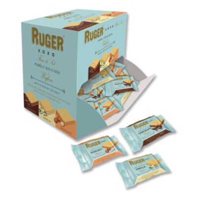 Ruger® XOXO Assorted Bite Size Wafers, Assorted Flavors, 96/Pack