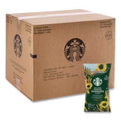 Starbucks® Sunsera Blend Ground Coffee Portion Pack, 2.5 oz Packet, 18 Packets/Box, 4 Boxes/Carton