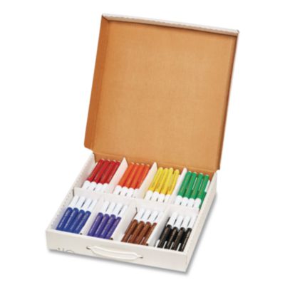 Prang® Washable Marker Master Pack, Broad Bullet Tip, Assorted Colors, 96/Carton