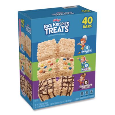 Kellogg's® Rice Krispies Treats Variety Pack, Assorted Sizes and Flavors, 40/Carton