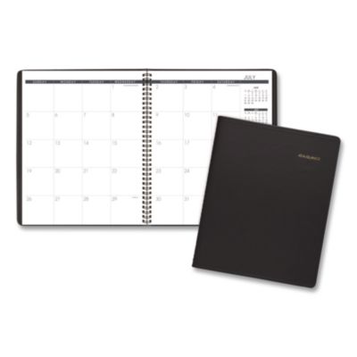AT-A-GLANCE® Academic Monthly Planner, 11 x 9, Black Cover, 18-Month: July 2026 to Dec 2027