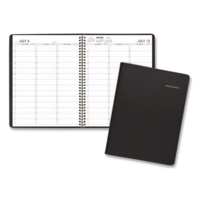AT-A-GLANCE® Academic Weekly Appointment Book, 11 x 8.25, Black Cover, 14 Month: July 2026 to Aug 2027