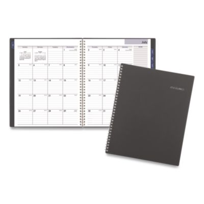 AT-A-GLANCE® DayMinder Academic Monthly Planner, 11 x 8.5, Charcoal Cover, 12-Month (July to June): 2026 to 2027