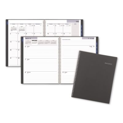 AT-A-GLANCE® DayMinder Academic Weekly/Monthly Planners, 11 x 8.5, Charcoal Cover, 12 Month (July to June): 2026 to 2027
