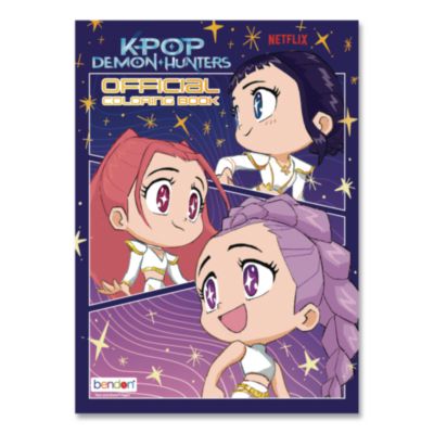Bendon® K-Pop Demon Hunters Official Coloring Book, Ages 7 and Up, 40 Pages
