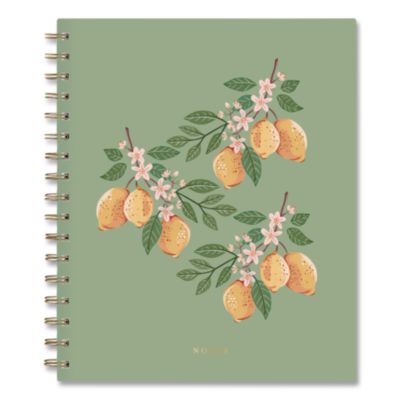 Blue Sky® Bespoke Letterpress Notebook, Lemons Cover, (150) 9 x 7 Sheets