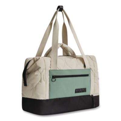 BAGSMART Walker Weekender Duffel Walker Weekender Duffel, Fits Devices Up to 15.6", 18 x 8.5 x 14.6, Cream