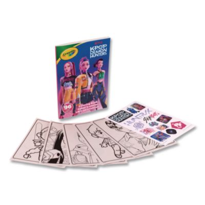 Crayola® K-Pop Demon Hunters Coloring Book, Ages 3 and Up, 96 Pages