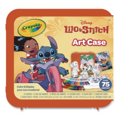Crayola® Lilo and Stitch Coloring Art Case, Ages 5 and Up, 75 Pieces