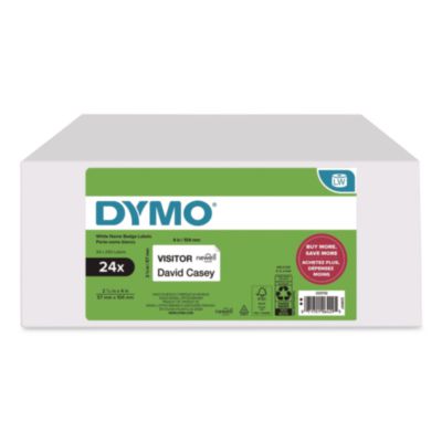 DYMO® LabelWriter Shipping Labels, 9.68" x 12.81", White, 250 Labels/Roll, 24 Rolls/Box