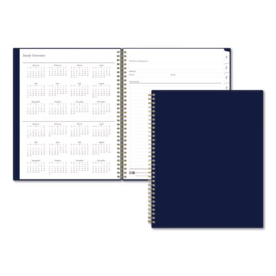 Blue Sky® Academic Weekly and Monthly Planner, 11 x 8.5, Navy Blue Cover, 12-Month (July to June): 2026 to 2027