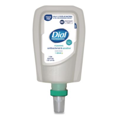 Antibacterial and Sensitive Foaming Hand Wash Refill for FIT Touch Free Dispenser Fragrance-Free 1 L 3/Carton 1700032106