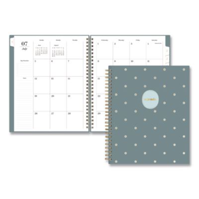 Blue Sky® Sincerely Jules Swiss Daisy Marina Academic Year Weekly/Monthly Planner, 9 x 7, 12-Month (July to June): 2026 to 2027