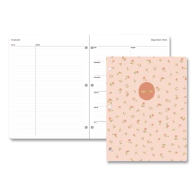 Blue Sky® Sincerely Jules Cami Peach Academic Year Monthly Planner, 11 x 8, Peach Cover, 12-Month (July to June): 2026 to 2027