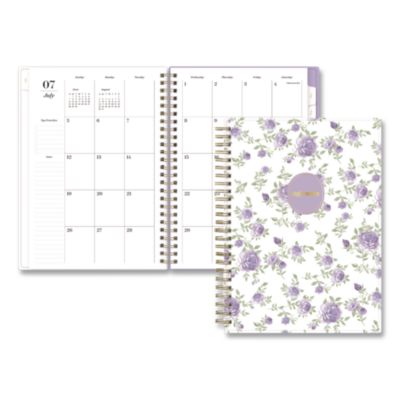 Blue Sky® Sincerely Jules Forget Me Not Academic Year Weekly/Monthly Planner, 30 Notes Pages, 8 x 6, 12-Month (July-June): 2026 to 2027