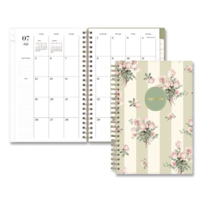 Blue Sky® Sincerely Jules Anoura Sage Weekly/Monthly Planner, 8 x 5, 12-Month (July to June): 2026 to 2027