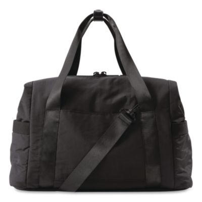 BAGSMART Zoraesque Polyester Travel Duffel Zoraesque Polyester Travel Duffel, 18.5 x 8.7 x 11, Black