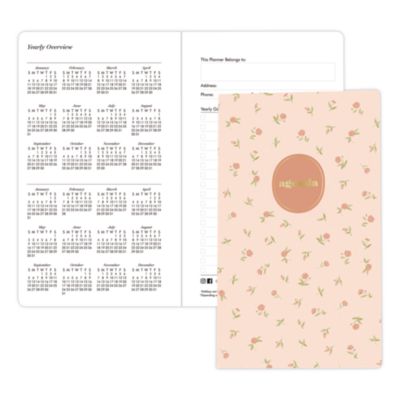 Blue Sky® Sincerely Jules Cami Peach Academic Year Monthly Pocket Planner, 6 x 3, 24-Month: July 2026 to June 2028