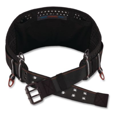 ergodyne® Arsenal 5557 7-Inch Padded Tool Belt - Tool Tethering Attachment Points, 30" to 40" Waist, X-Small/Small, Polyester, Black