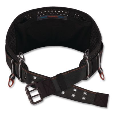 ergodyne® Arsenal 5557 7-Inch Padded Tool Belt - Tool Tethering Attachment Points, 46" to 56" Waist, X-Large/2X-Large, Polyester, Black