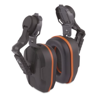 ergodyne® Skullerz 8881 Non-Conductive Hard Hat Mounted Earmuffs, Dielectric, 25 to 27 dB NRR, Gray