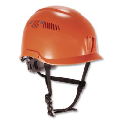 ergodyne® Skullerz 8977 Class C Safety Helmet with Adjustable Venting, 6-Point Ratchet Suspension, (6.5 to 8), Orange