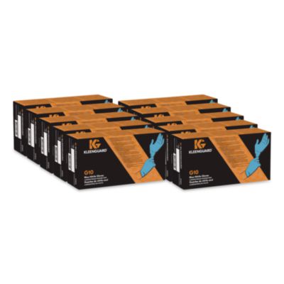 Kleenguard G10 Blue Nitrile Gloves 242 mm Length Small 1000/Carton 57371