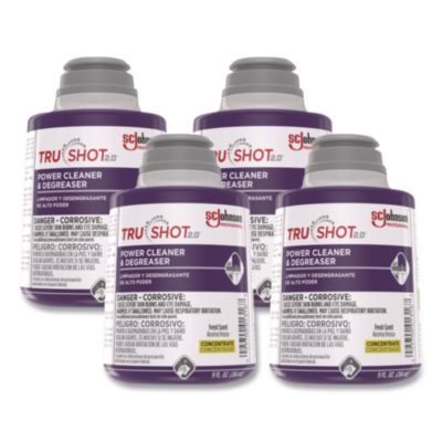 SC Johnson Professional® TruShot 2.0 Power Cleaner, Fresh Scent, 9 oz Cartridge, 4/Carton